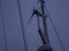 Windgenerator in Betrieb