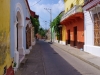 Typische Gasse im Viertel Getsemani (Cartagena)