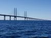 Die Bruecke ueber den Öresund verbindet Dänemark mit Schweden